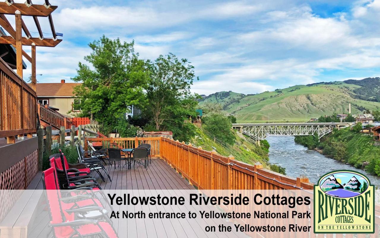 Yellowstone Riverside Cottages Гардінер Екстер'єр фото